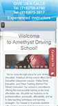 Mobile Screenshot of amethystdrivingschool.com